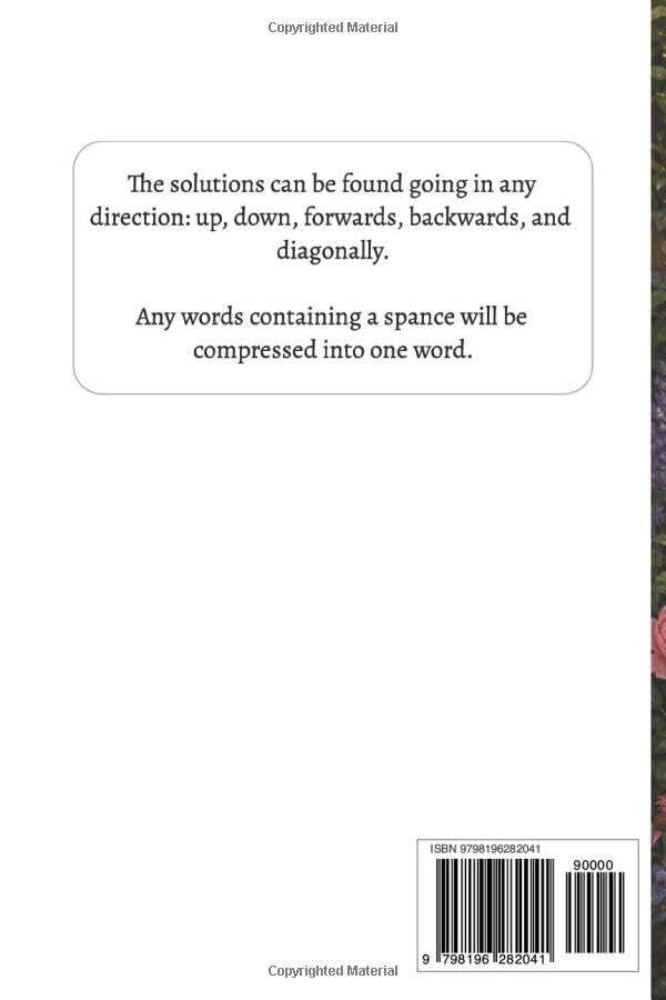 Gardening Word Search Puzzle Book: Word Searches with Easy to Read Print about Gardening, Planting, Nature and More | 6x9 inches, 110 pages | 50+ ... Gift For Vacations, Holidays and Free Times - Image 2