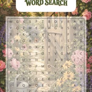 Gardening Word Search Puzzle Book: Word Searches with Easy to Read Print about Gardening, Planting, Nature and More | 6x9 inches, 110 pages | 50+ ... Gift For Vacations, Holidays and Free Times